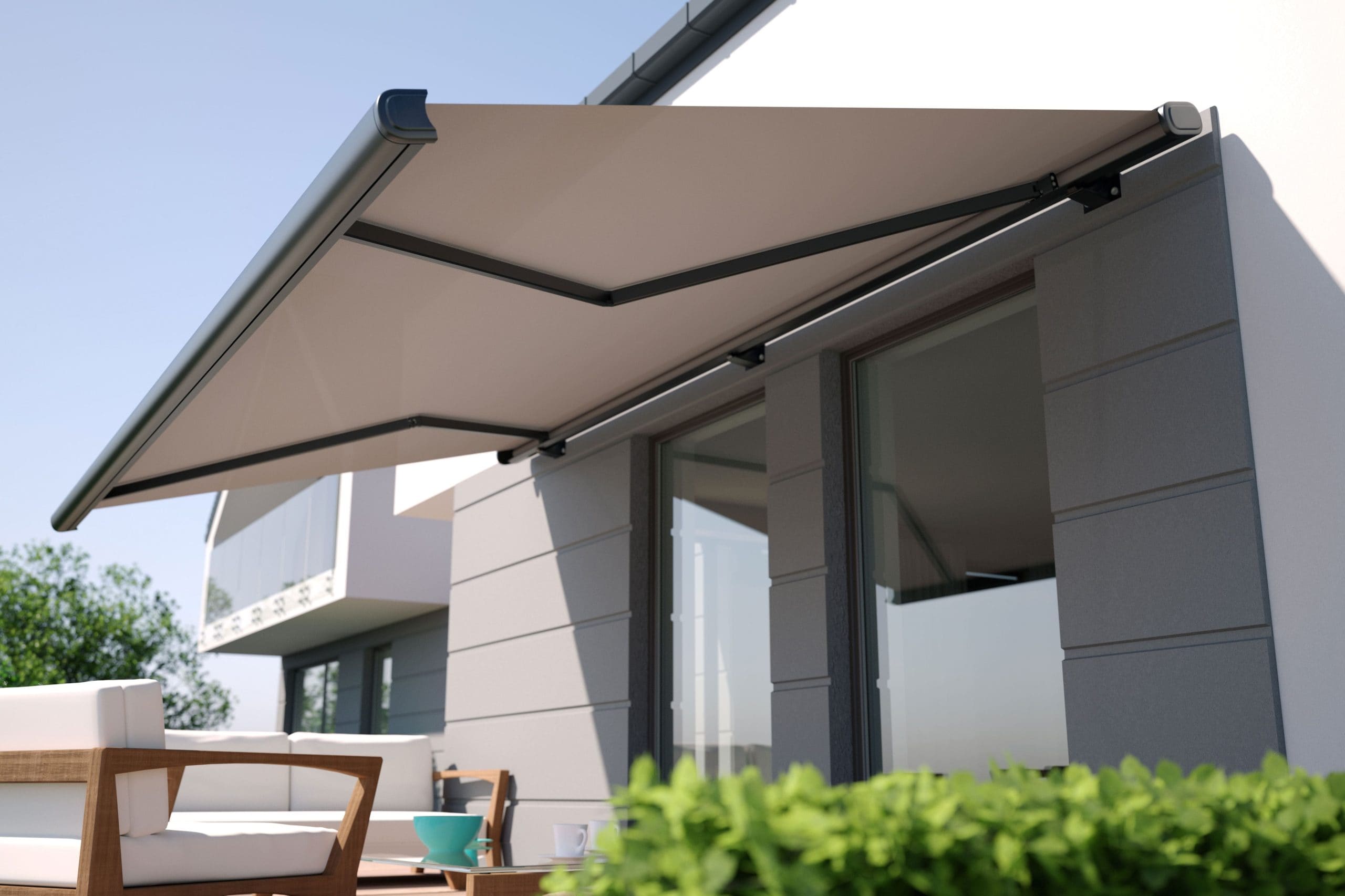 Residential awning installation in New Orleans